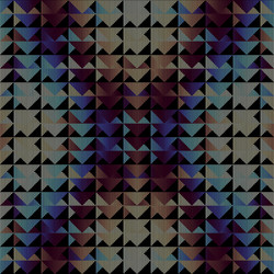 geometric abstract pattern moire overlay style vector image