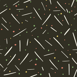 Retro style seamless pattern with lines and dots vector