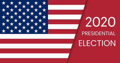 US Presidential Election 2020 vector