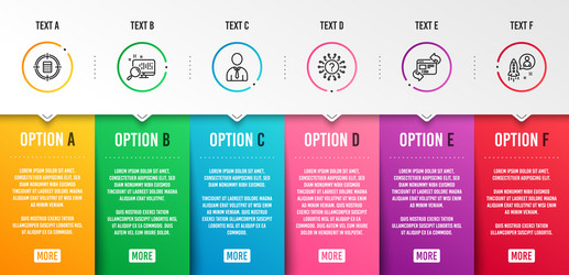 Refresh website search and question mark icons vector
