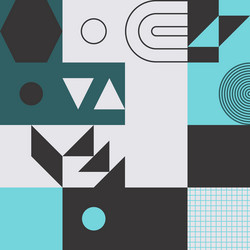 triangle abstract pattern design vector image