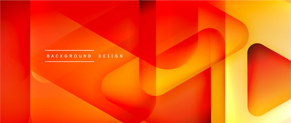 triangle shapes geometric abstract background 3d vector image