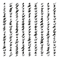 zigzag stroke pattern abstract sketch lines vector image