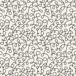 curve seamless pattern in memphis style vector image