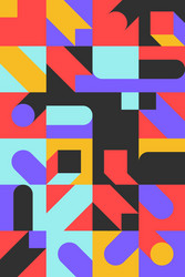neon abstract pattern vector image