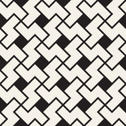 Geometric Line Pattern - Tiling Abstract vector image