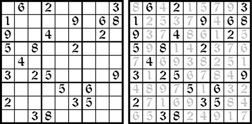 Sudoku Puzzle Game vector image