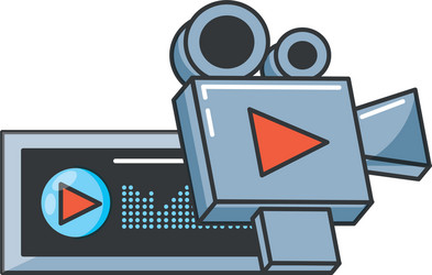 Audio player display with sound graphic vector
