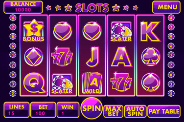 Slot Machine Template Vector Images (over 2,100)