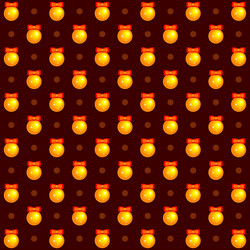 seamless pattern with new year elements vector image