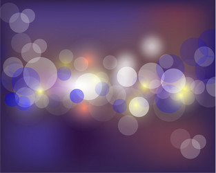 light bokeh vector image