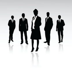 Business team Royalty Free Vector Image - VectorStock