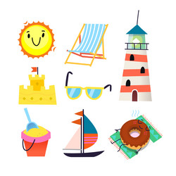 collection of images and elements for creating vector image