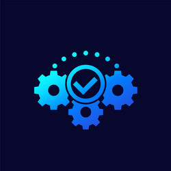 execution or implementation icon vector