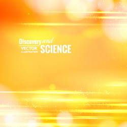 Glowing Science Rays Background vector image