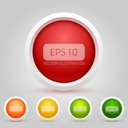 Modern Web Buttons Collection vector