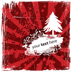 Rustic Christmas Card vector