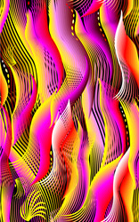 seamless pattern with abstract flames image vector image