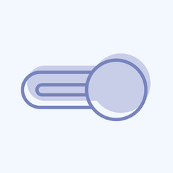 Icon switch on suitable for web interface symbol vector