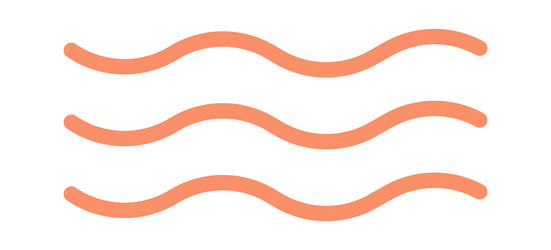 curly lines abstract pattern flat icon vector image
