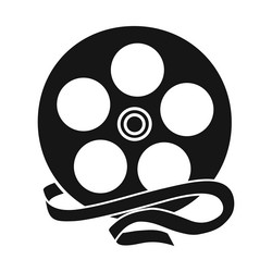 Isolated object of reel and roll symbol graphic vector