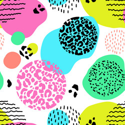 Abstract Leopard Print Pattern vector image