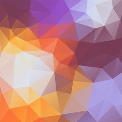abstract colorful background of triangles vector image