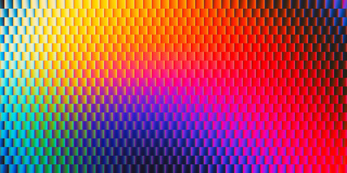 gradient brick pattern with colorful fractal glass vector image
