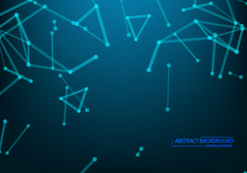 networking connection concept abstract technology vector image