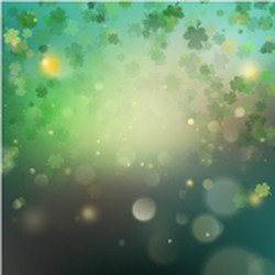 abstract bokeh blur template with - trifolium vector image