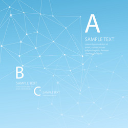 Triangular Grid Abstract Background vector image