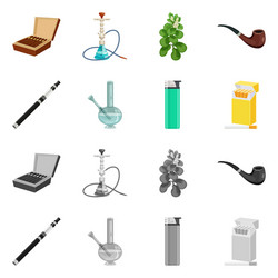 design refuse and stop sign set vector image