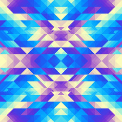 seamless pattern background of a triangles vector image