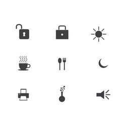 Website element icons for web design vector