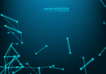 abstract plexus background with connected lines vector image
