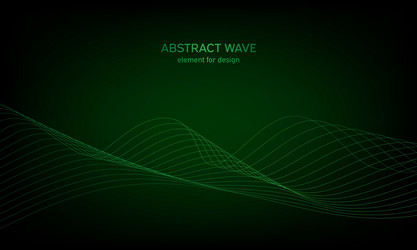 abstract wave element for design digital vector image