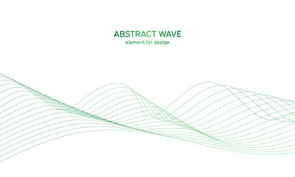 abstract colorful wave element for design vector image