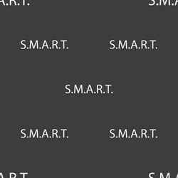 Smart sign icon press button seamless pattern vector