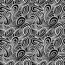 Wavy Curl Pattern vector image