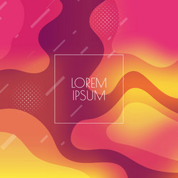 Fluid Multicolored Gradient Background vector image