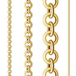 Set of chains Royalty Free Vector Image - VectorStock