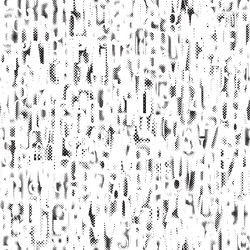 seamless pattern with a font consisting of dots vector image