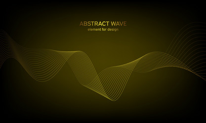abstract wave element for design digital vector image