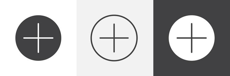add icons collection graphic designs for ui vector image
