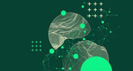 modern science technology abstract background vector image