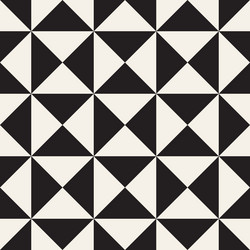 Seamless pattern repeating geometric elements vector