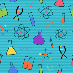 A seamless pattern various elements dealing vector