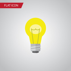 Isolated idea flat icon bubl element can vector