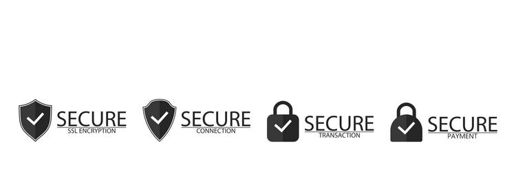 secure ssl encryption connection transaction vector