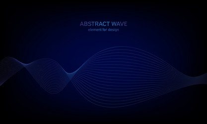 abstract wave element for design digital vector image